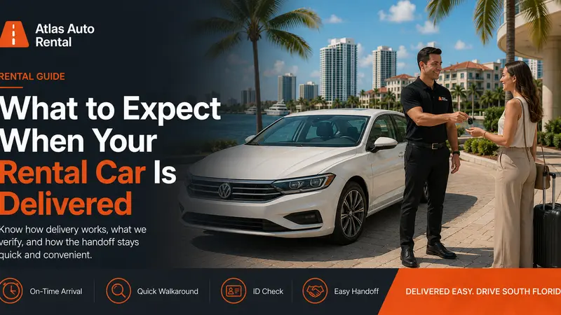 What to Expect When Your Rental Car Is Delivered